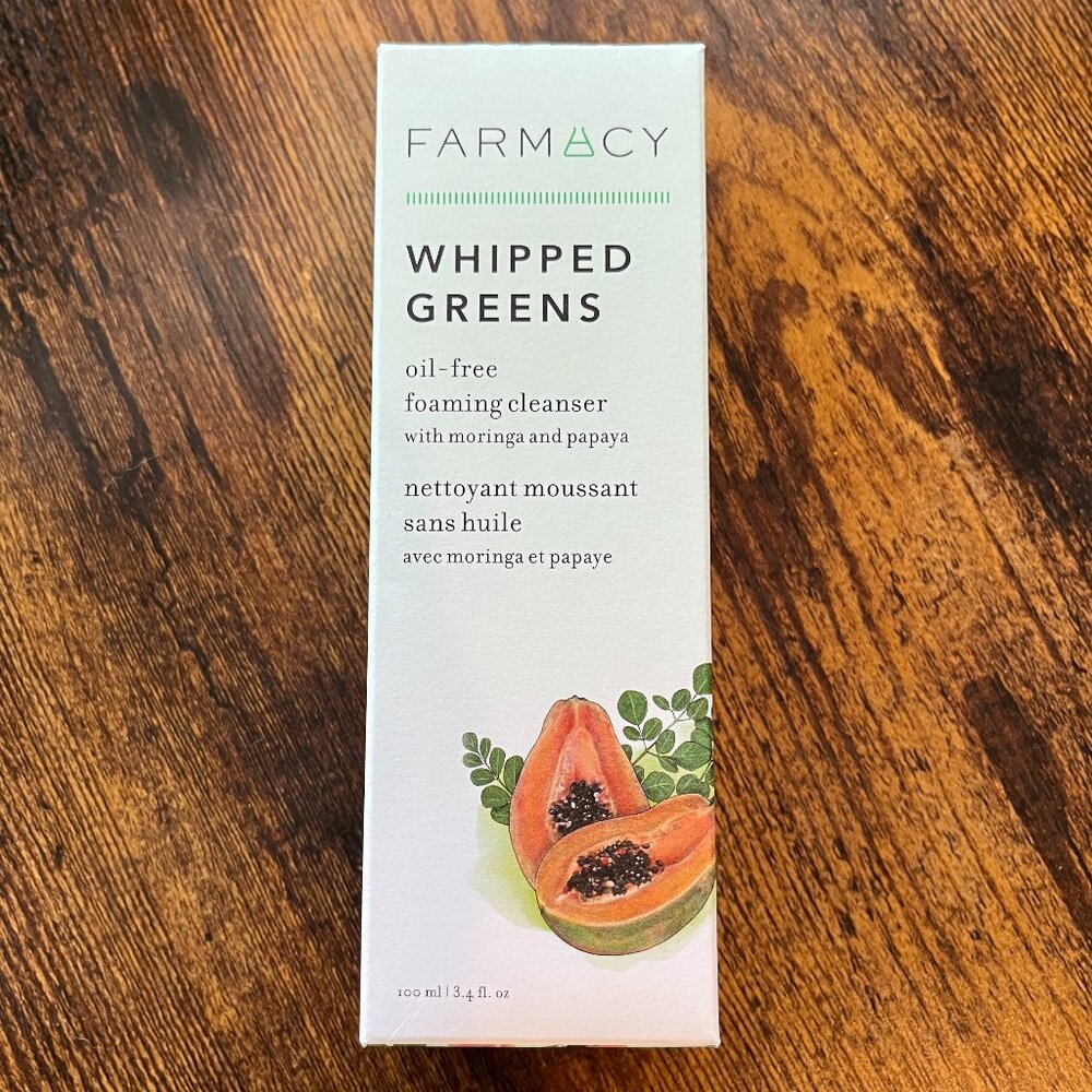 Farmacy Whipped Greens Oil-Free Foaming Cleanser – 3.4 oz (NEW)